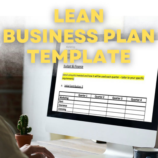 Business Plan Template - FREE