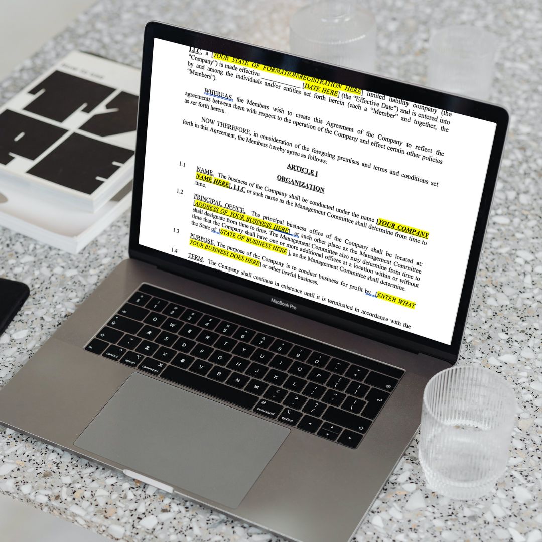 LLC Operating Agreement Template